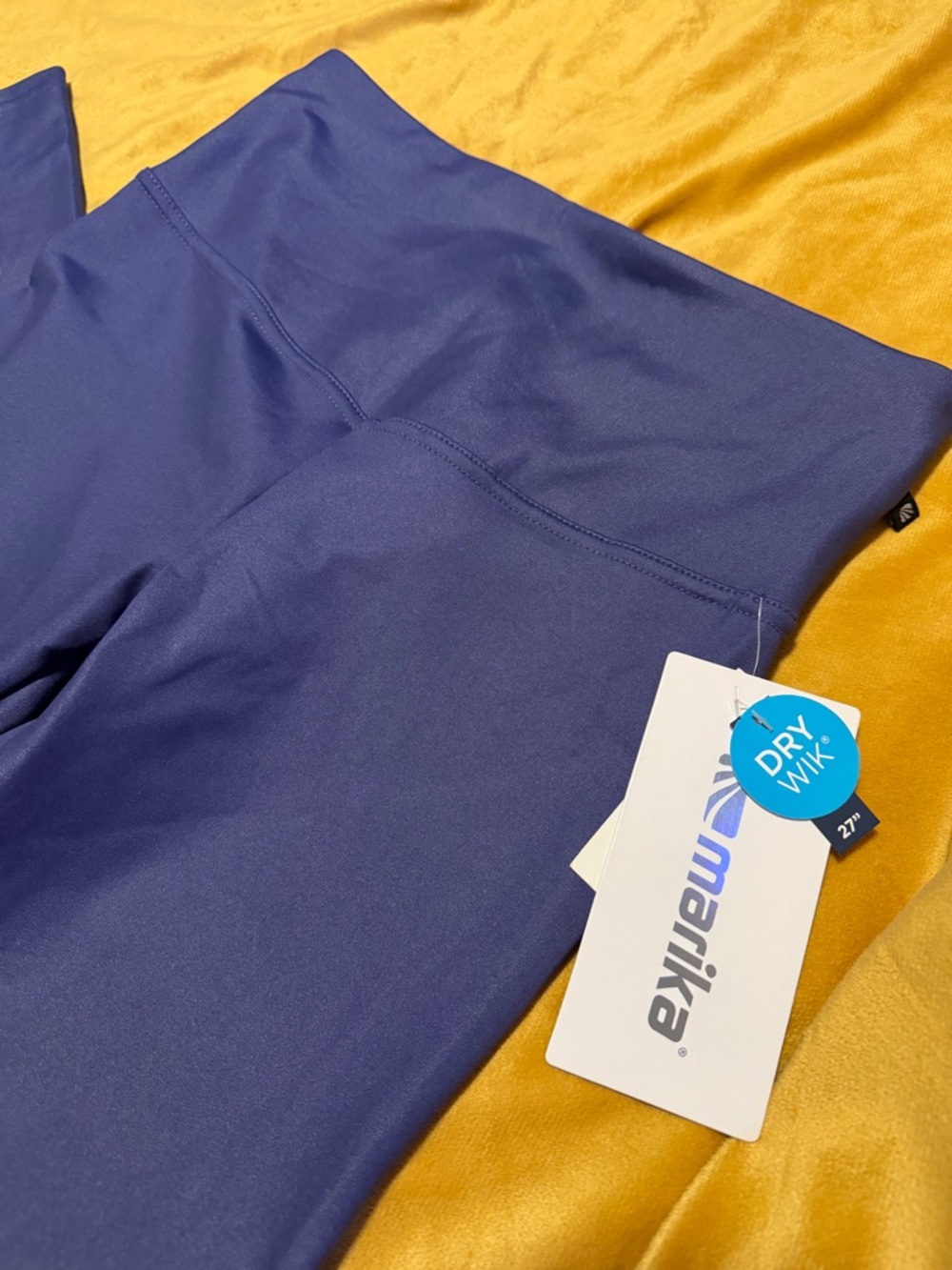 Marika Purple High-Waist Leggings NWT